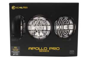 KC HiLites 6in Apollo Pro Halogen Pair Pack System Fog Beam