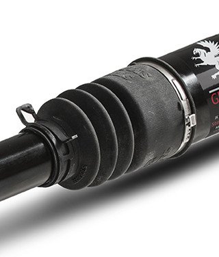 Steer Smarts Yeti XD Top Mount Draglink w/Griffin Attenuator & Black Bellows - JK