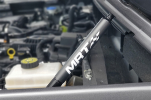 MRT Performance No Drill Hood Strut Kit - Black - Bronco 2021+