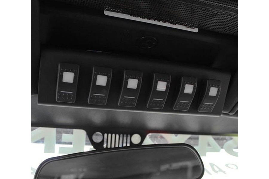 sPOD BantamX w/ Red LED Switch Panel - JK 2009-2018