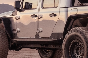 Road Armor Stealth Rocker Guards - Raw - JT