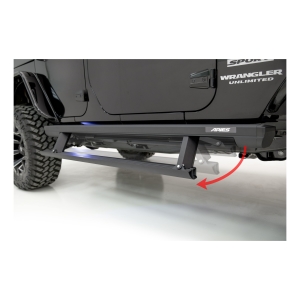 Aries ActionTrac Powered Running Boards No Brackets - JK 4dr