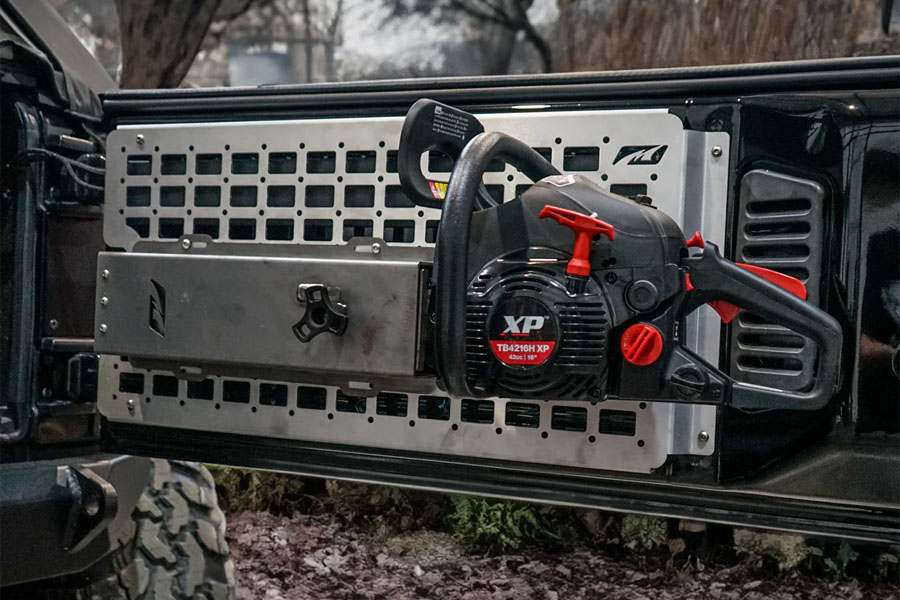 Motobilt Rear Gate Aluminum MOLLE Panel - JK