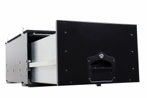 Overland Vehicle Systems Cargo Box w/Slide Out Drawer - Black Powdercoat