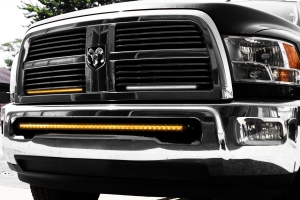 Race Sport Lighting 38in 5w LoPro Ultra Slim LED Light Bar with Amber Marker and Running Light Function 180w - Includes Rocker Switch Harness