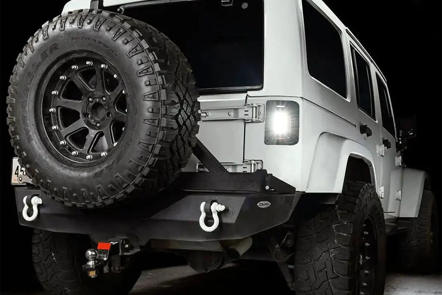 Oracle V2 Flush Mount LED Tail Lights - Tinted Lens - JK