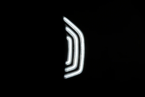 Outside Line Motoring LED Front Fender Vent Sidemarkers - Smoked - JL