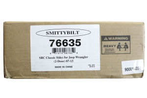 Smittybilt SRC Classic OE Style Side Rails Black - JK 2dr