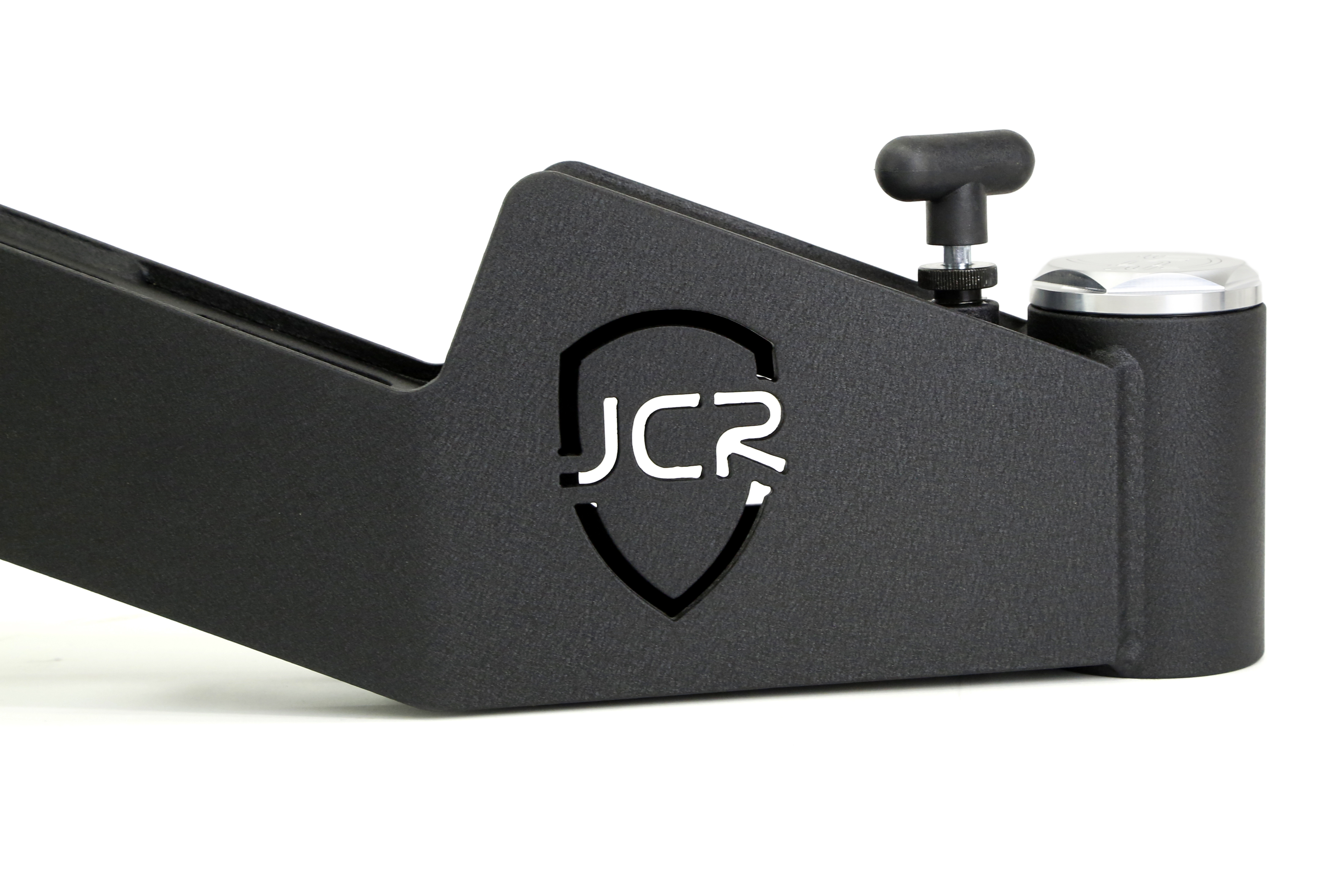 JCR Offroad Adventure Rear Bumper Tire Carrier Upper Black - XJ
