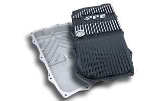 PPE HD Cast Aluminum Shallow 850RE Transmission Pan - Brushed - JL/JT 3.6L