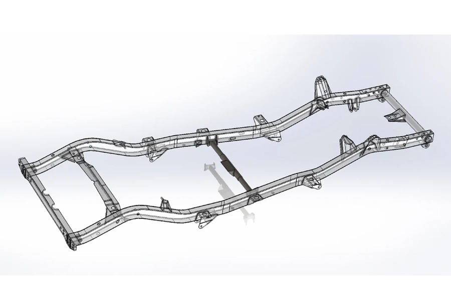 Motobilt Universal Transmission Cross Member Kit - Bare