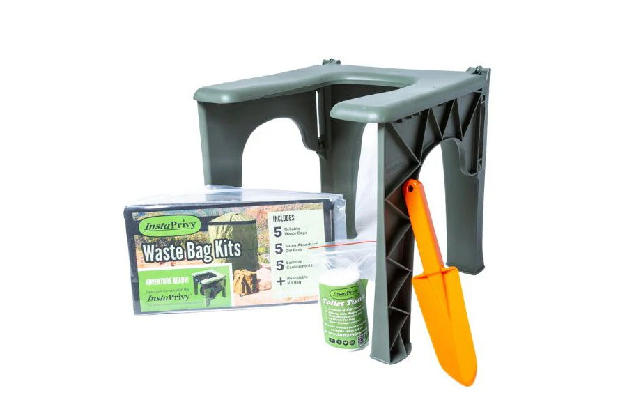 InstaPrivy Portable Toilet Kit in Backpack