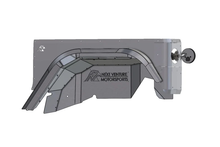 Next Venture Motorsports 6in Stretch Armor Kit - Bare - JL 2DR