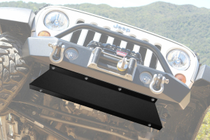 LOD Signature Series Shorty Front Bumper Skid Plate Black Powder Coated - JK