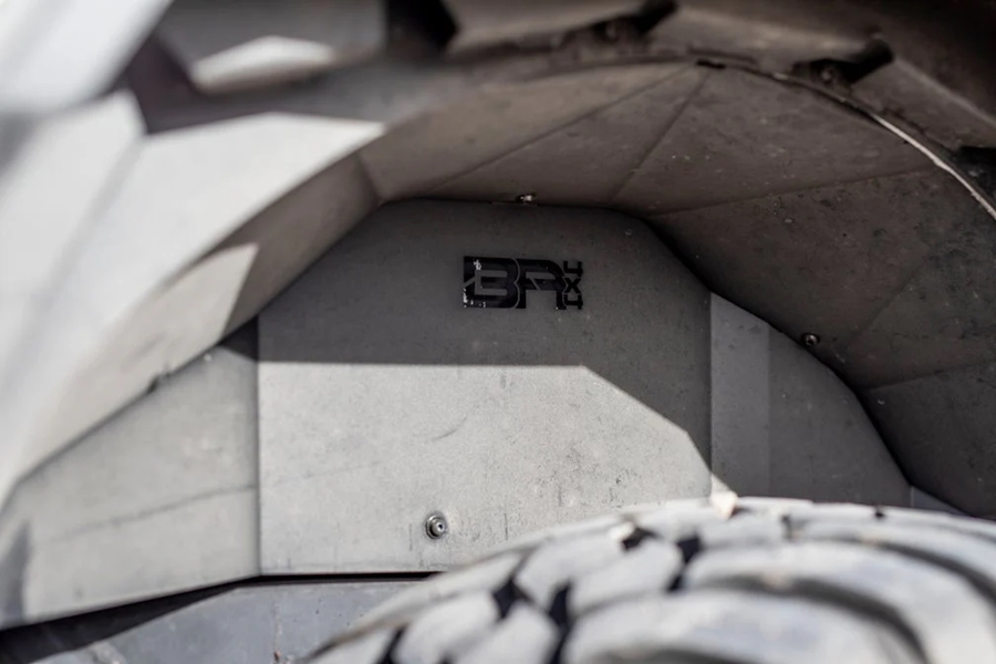 Body Armor Rear Fender Liners - Black - JL