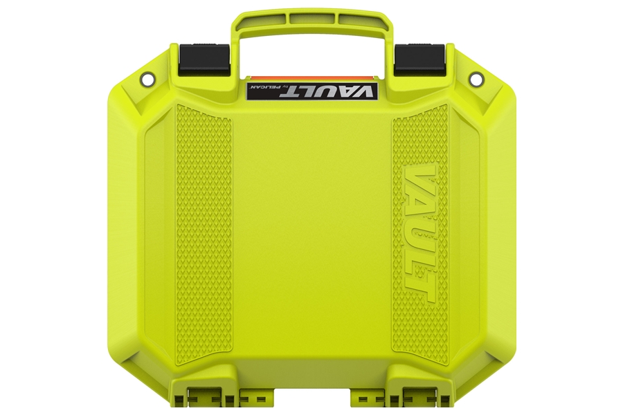 Pelican V100C Vault Small Equipment Case w/ Foam Insert - Bright Green