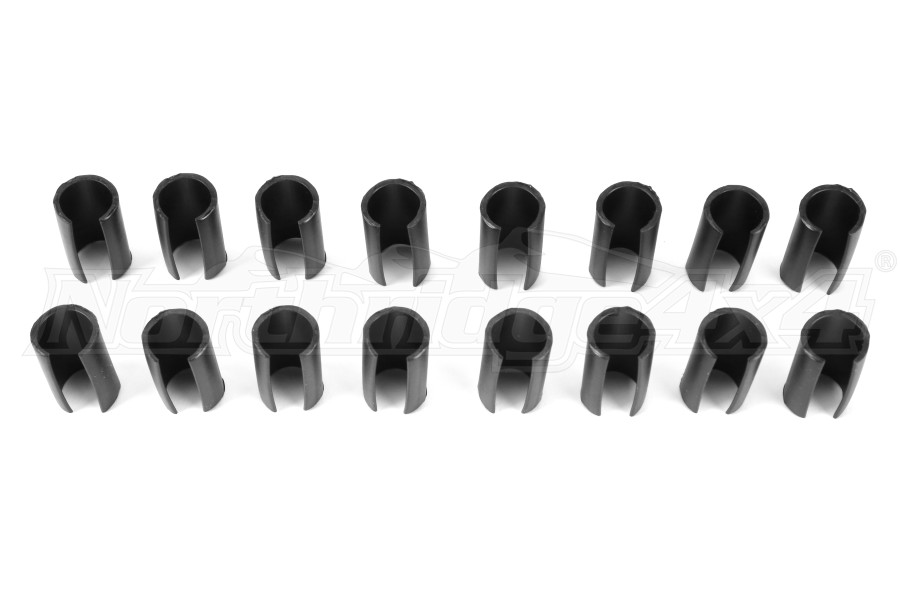 Bestop Door Hinge Protectors Black - Jeep Rubicon 2007-2018 |  51293-01|Northridge4x4