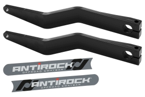 RockJock Antirock Bent Style Fabricated Steel Sway Bar Arms, 15in. - Pair - JT/JL/JK - Front / TJ - Rear