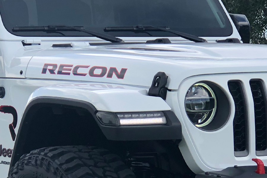 RECON Fender LED Light OLED DRL, Smoked Lens - JL
