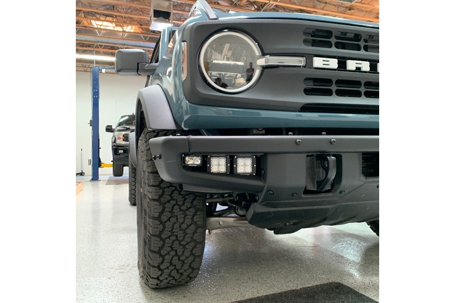 Grimm Offroad Steel Front Bumper Auxiliary Pod Light Mount Kit  - Bronco 2021+