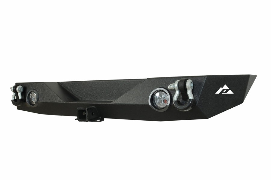 Paramount Rock Crawler Rear Bumper - w/Dual 12W LEDs - JL