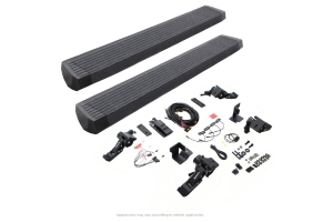 Go Rhino E-Board E1 Electric Running Board Kit, Textured Black, Cab Length  - Bronco 4dr 2021+