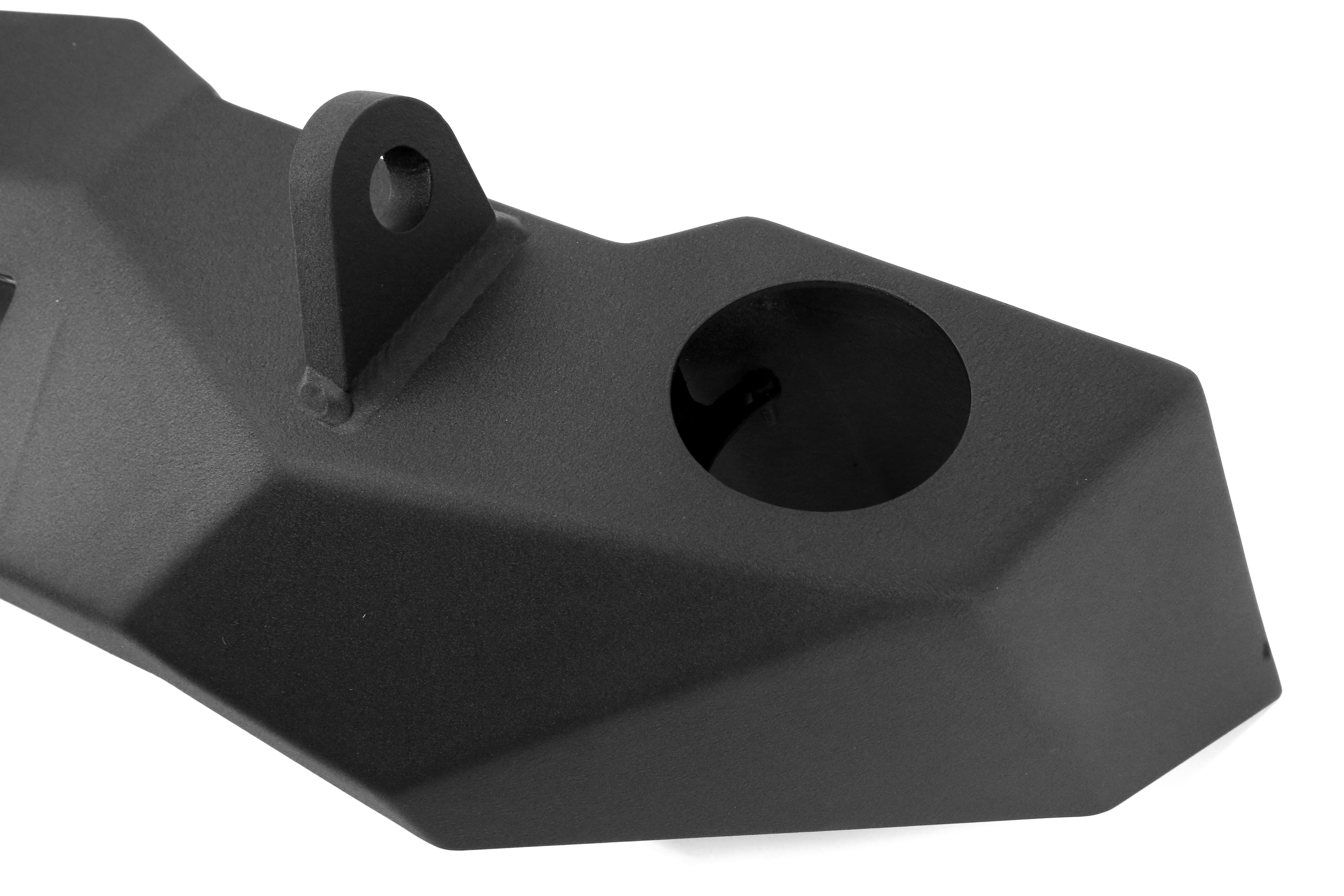 JCR Offorad Crusader Mid Width Winch Front Bumper Black - JK