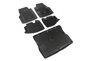 Rugged Ridge Floor Liner Kit, Black - TJ