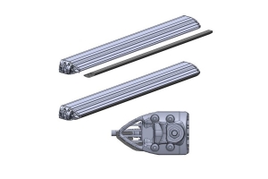 Rigid Industries Roof Rack Light Kit w/ SR Spot/Flood Combo Bar - Bronco 2021+