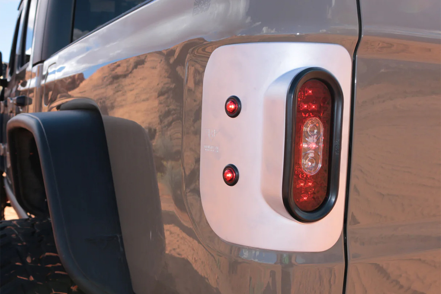 Combat Off Road Tail Gunner LED Tail Lights - Raw - JT