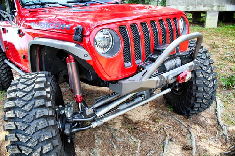 Motobilt Tomahawk Frame Chop Front Bumper w/Bull Bar - Bare  - JT/JL/JK