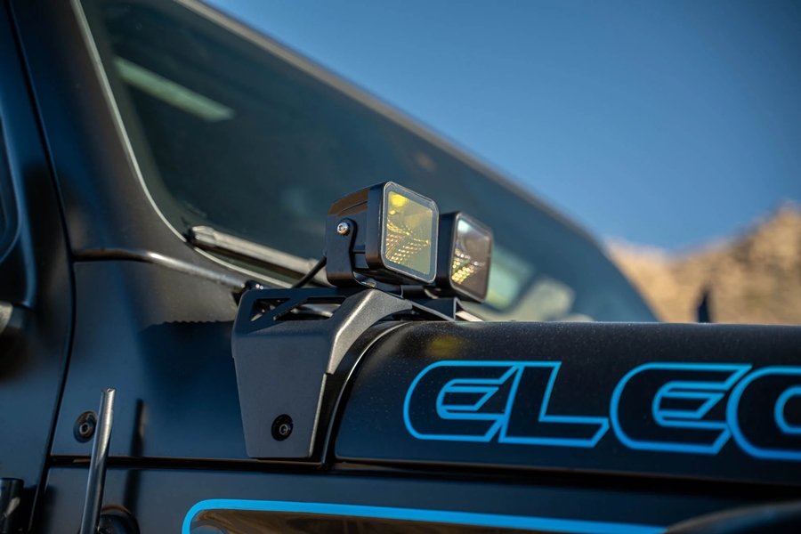 DV8 Offroad Dual Light Pod Mounts - JL 4xe
