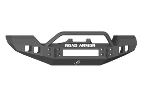 Road Armor Stealth Front Winch Bumper w/ Pre-Runner Guard - Texture Black  - JK 