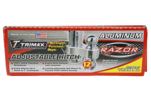 Trimax 12in Premium Aluminum Adjustable Hitch