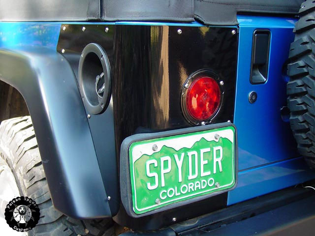 Poison Spyder Trail Corners Black - TJ