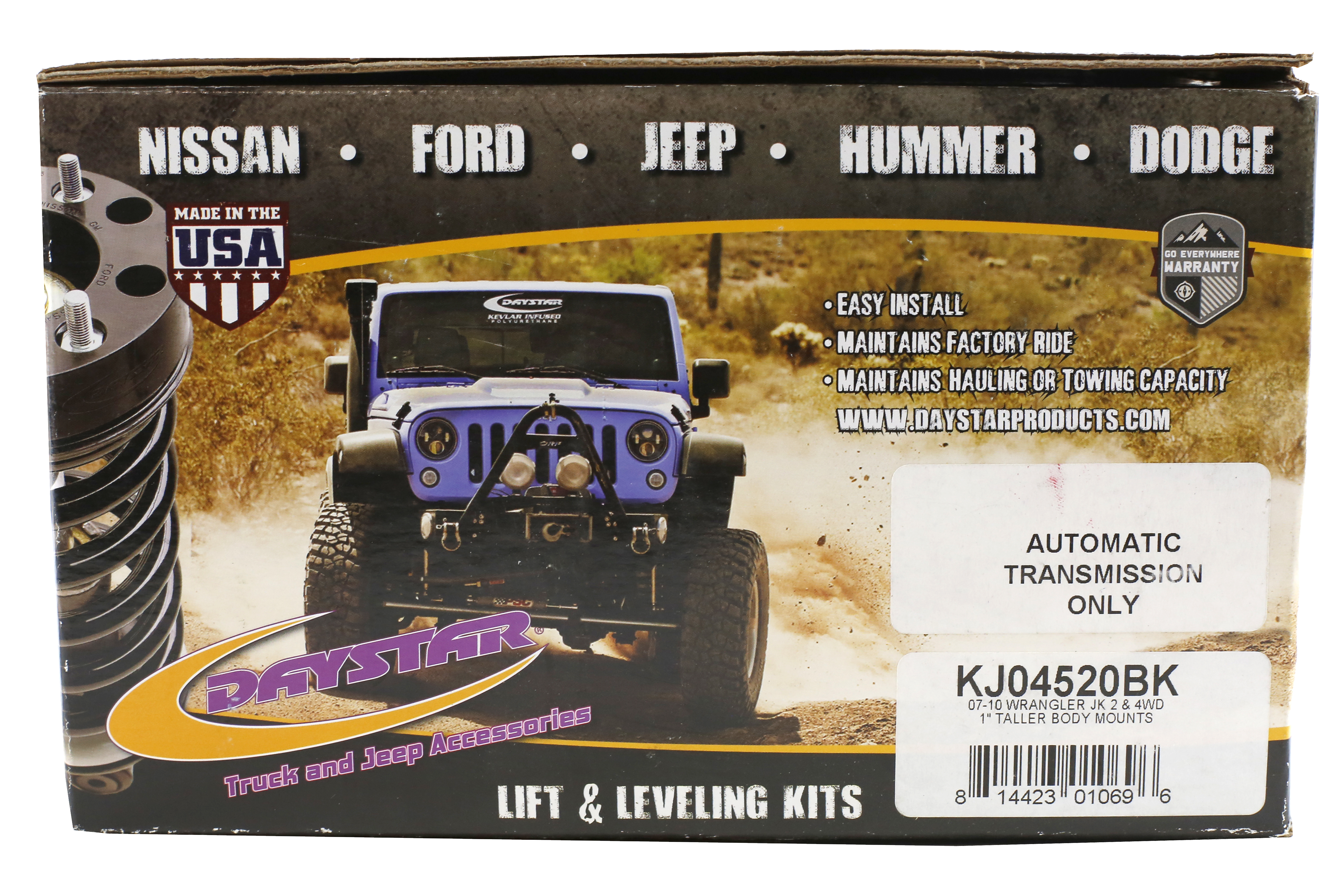 Daystar Body Lift Kit 1in - JK