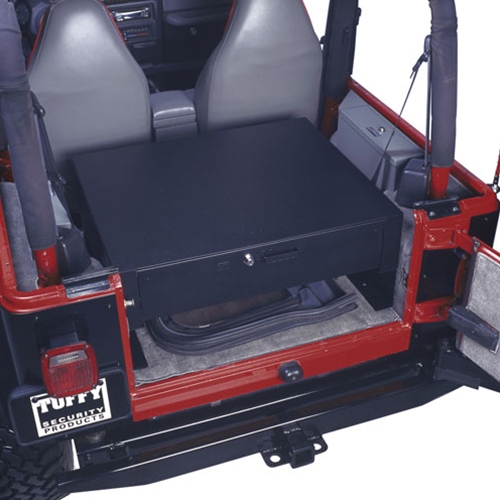 Tuffy Security Rear Cargo Security Drawer - TJ/YJ