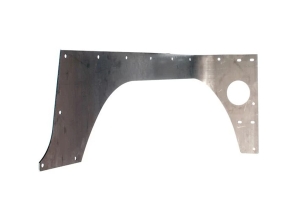 Motobilt Competition Cut Corner Guards, Bare Steel - Pair  - YJ 