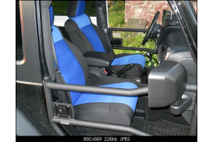 Bartact  Seat Cover Rear Bench 2 Door Graphite/Graphite