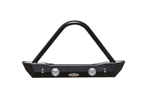 LOD Destroyer Shorty Front Bumper w Stinger Guard, Black Powder Coated - JT/JL