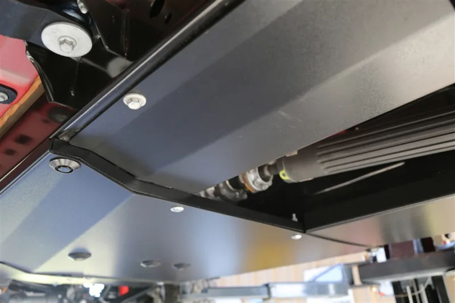 Rock Hard 4x4 Aluminum Complete Bellypan Skid Plate System w/ Dual Crossmembers - 18-21 JL 3.6L non eTorque 4dr