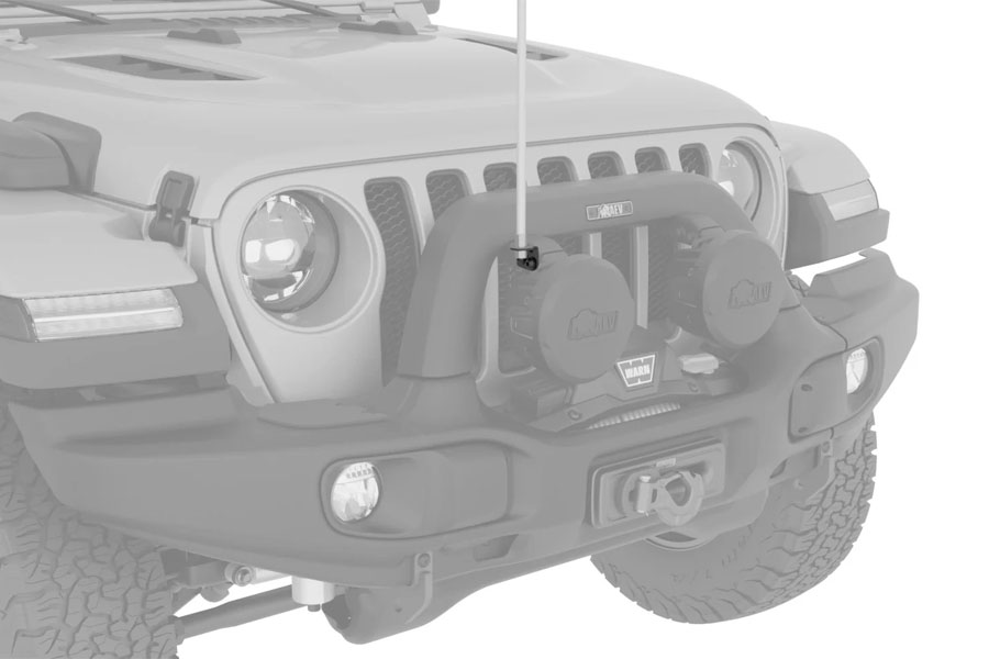 AEV Sand Flag / Antenna Mount for EX/RX Front Bumper - Passenger Side - JT/JL