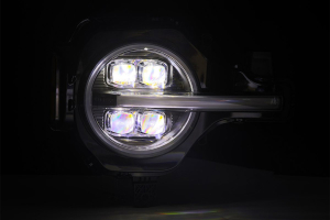 AlphaRex NOVA-Series LED Projector Headlights, Pair - Black - Bronco 2021+