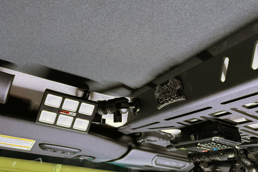 Epic Adventure Outfitters CROW MOLLE Overhead Rack - JT/JL w/ Factory Soft Top