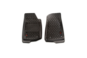 Rugged Ridge Front Floor Liner Kit, Black  - JL/JT