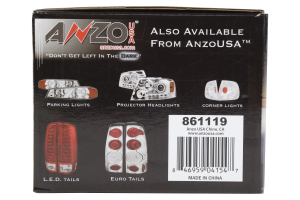 Anzo USA LED Front Turn Signals Smoke - JK