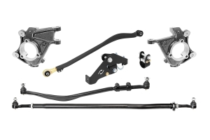RockJock High Steer Knuckle Kit for Stabilizer Shock, JT/JL Track Bar - JK