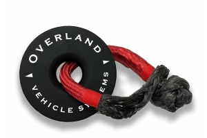 Overland Vehicle Systems Recovery Ring 6.25in, Black - 45,000lb Break Strength