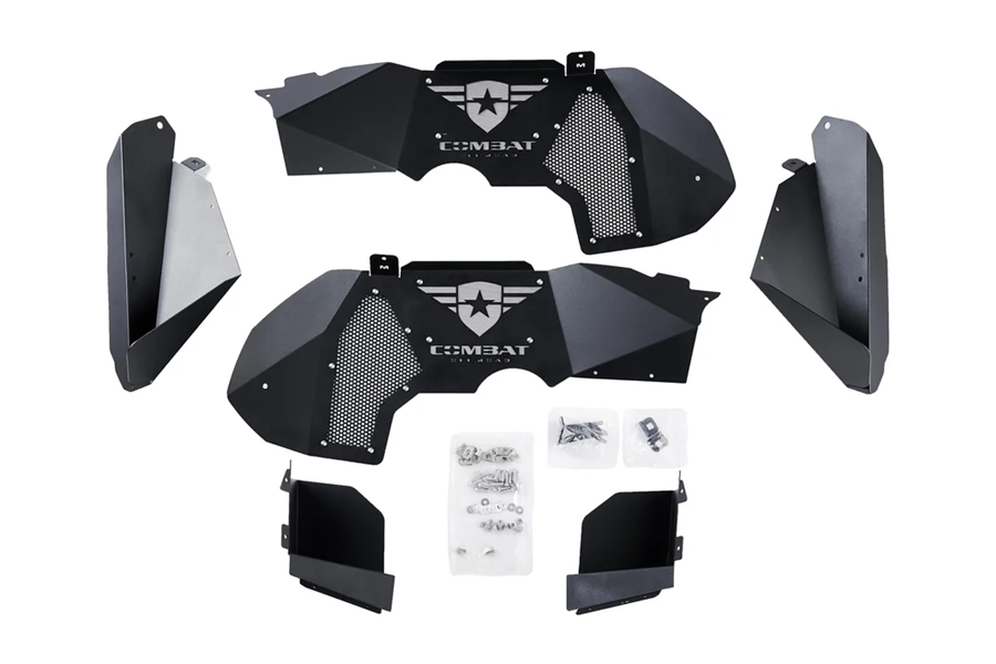 Combat Off Road  Aluminum Battle Ready Inner Fender Liners – Front Only - JT
