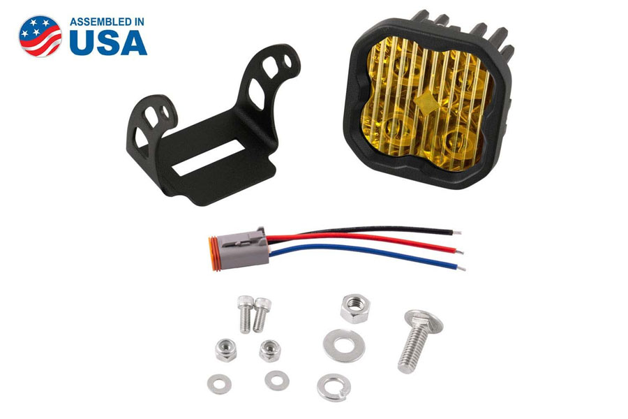 Diode Dynamics SS3 Yellow Pro LED Pod, Spot - Amber